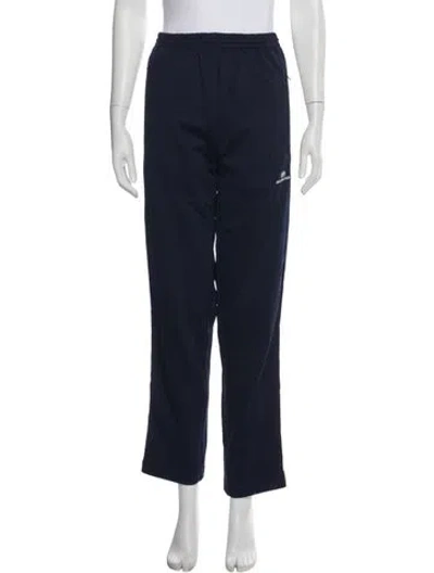 Pre-owned Balenciaga 2019 Virgin Wool Sweatpants In Blue