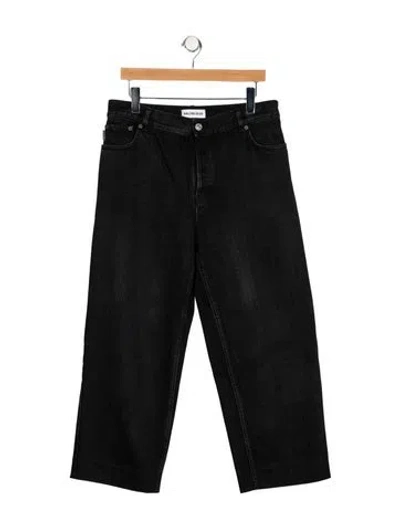 Pre-owned Balenciaga 2019 Wide Leg Jeans W/ Tags In Black