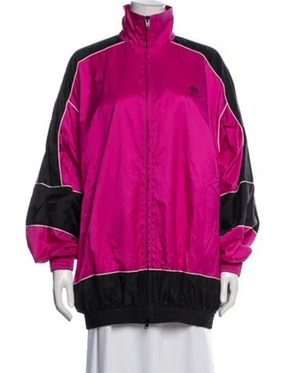 Pre-owned Balenciaga 2020 Bomber Jacket In Pink