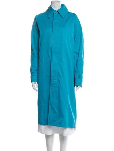 Pre-owned Balenciaga 2020 Coat In Blue