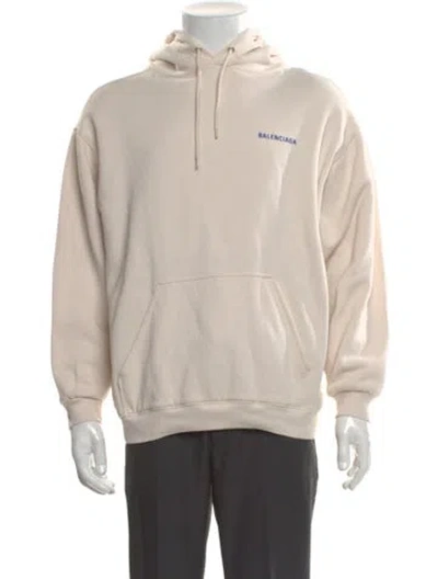 Pre-owned Balenciaga 2020 Crew Neck Hoodie In Neutral