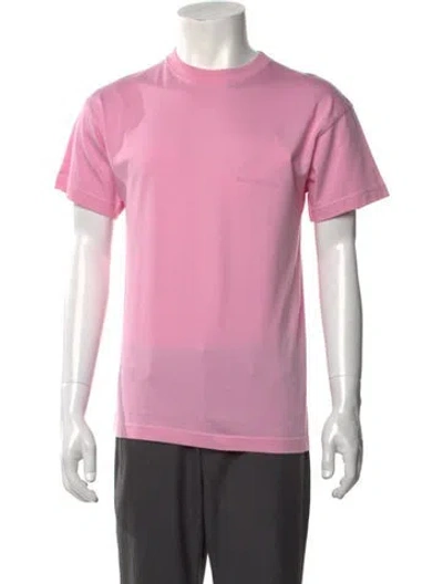 Pre-owned Balenciaga 2020 Crew Neck T-shirt In Pink