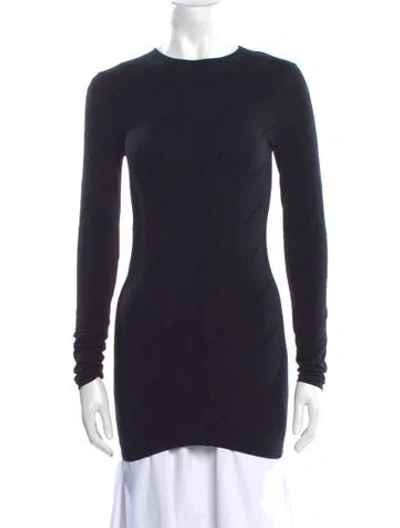 Pre-owned Balenciaga 2020 Crew Neck Tunic In Black