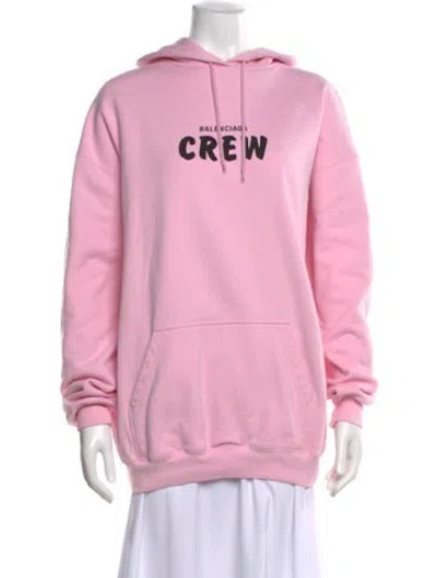 Pre-owned Balenciaga 2020 Crew Sweater In Pink