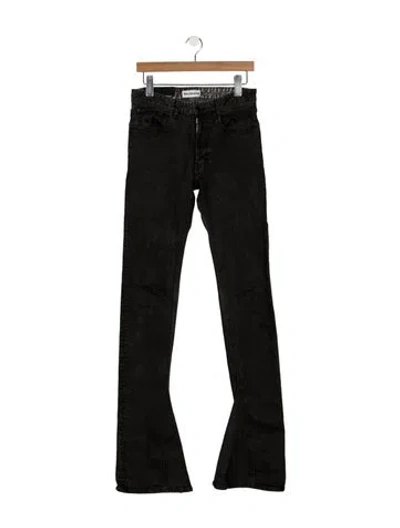 Pre-owned Balenciaga 2020 Flared Jeans In Black
