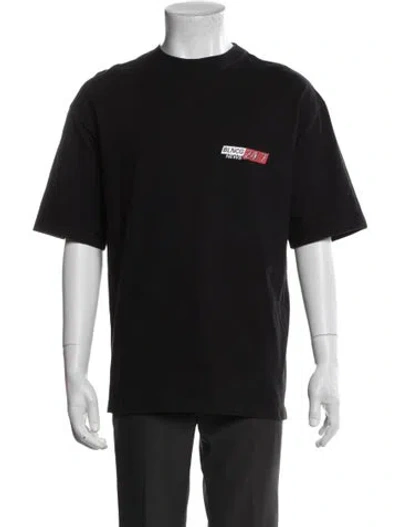 Pre-owned Balenciaga 2020 Graphic Print T-shirt In Black