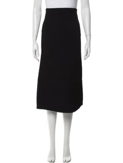 Pre-owned Balenciaga 2020 Midi Length Skirt In Black
