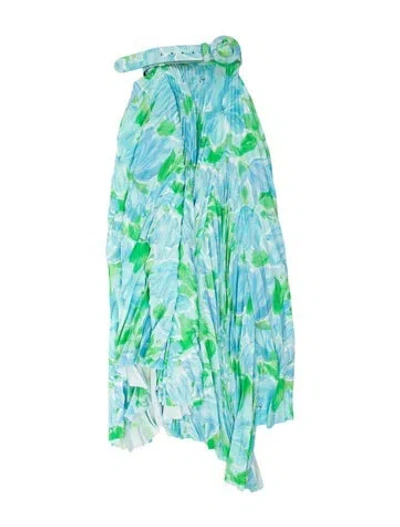 Pre-owned Balenciaga 2020 Midi Length Skirt In Blue
