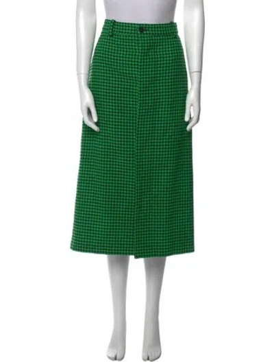 Pre-owned Balenciaga 2020 Midi Length Skirt In Green