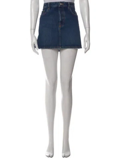 Pre-owned Balenciaga 2020 Mini Skirt In Blue