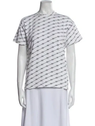Pre-owned Balenciaga 2020 Printed T-shirt In Blue