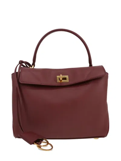 Pre-owned Balenciaga 2020 Rodeo Shoulder Bag In Red