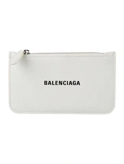 Pre-owned Balenciaga 2020 Signature Logo Card Holder In Multi