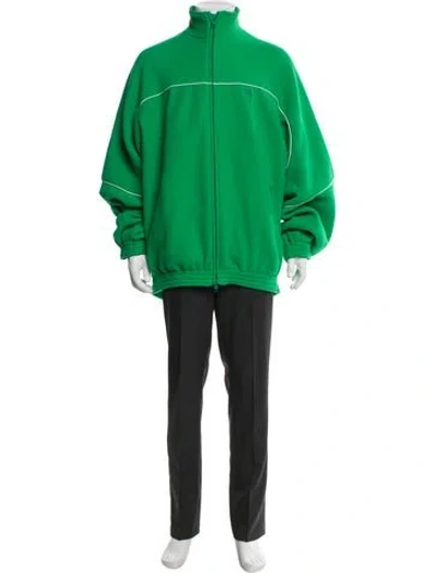 Pre-owned Balenciaga 2020 'sporty B Logo' Jacket In Green
