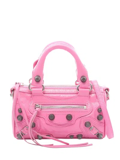 Pre-owned Balenciaga 2020s Le Cagoule Nano Tote Bag In Pink