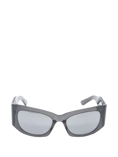 Pre-owned Balenciaga 2020s Logo Sunglasses In Black