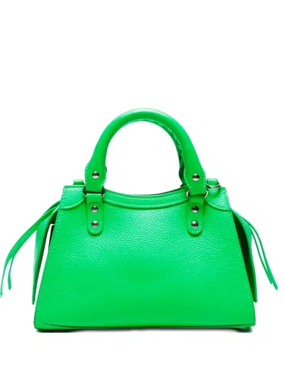 Pre-owned Balenciaga 2020s Mini Neo Classic City Shoulder Bag In Green