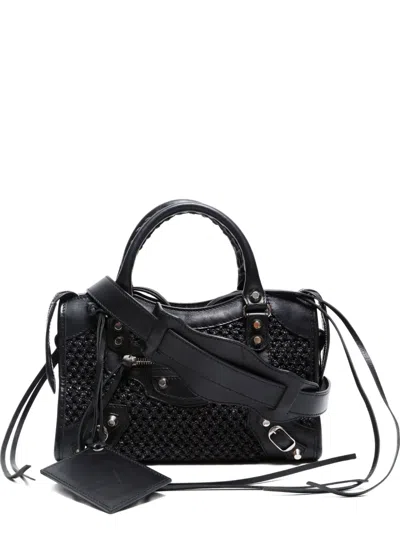 Pre-owned Balenciaga 2020s Nano City Mini Bag In Black