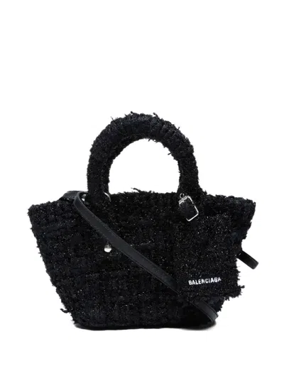 Pre-owned Balenciaga 2020s Xxs Bistro Mini Bag In Black