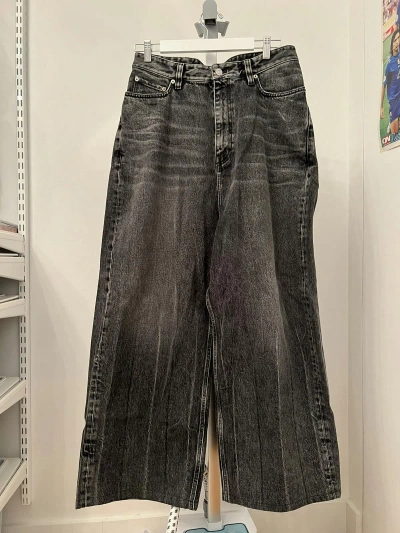 Pre-owned Balenciaga 2021  Jeans Baggy In Black