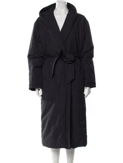 Pre-owned Balenciaga 2021 'bathrobe' Trench Coat In Gray