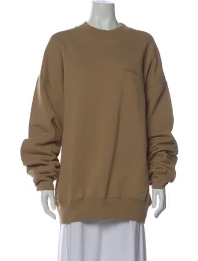 Pre-owned Balenciaga 2021 Crew Neck Sweatshirt In Neutral