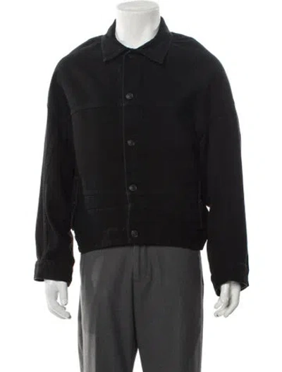 Pre-owned Balenciaga 2021 Denim Jacket In Black