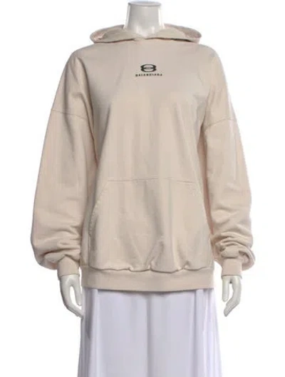 Pre-owned Balenciaga 2021 Graphic Print Sweater In Neutral