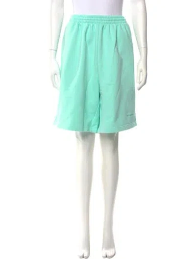 Pre-owned Balenciaga 2021 Knee-length Shorts W/ Tags In Blue