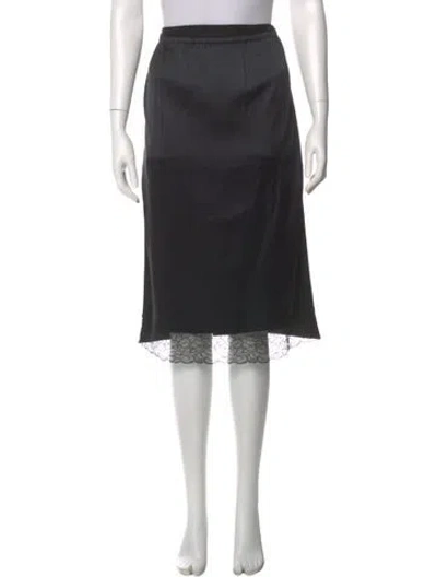 Pre-owned Balenciaga 2021 Knee-length Skirt In Black