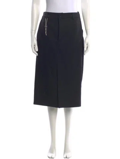 Pre-owned Balenciaga 2021 Knee-length Skirt In Blue