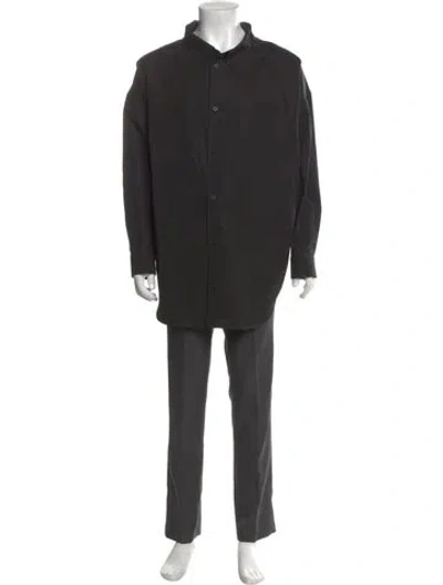 Pre-owned Balenciaga 2021 Long Sleeve Shirt In Gray