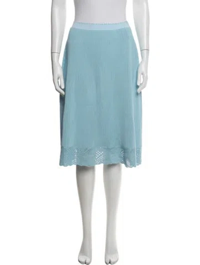 Pre-owned Balenciaga 2021 Midi Length Skirt W/ Tags In Blue