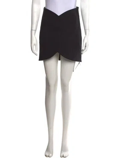 Pre-owned Balenciaga 2021 Mini Skirt In Black