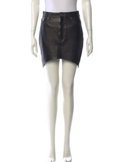 Pre-owned Balenciaga 2021 Mini Skirt In Gray