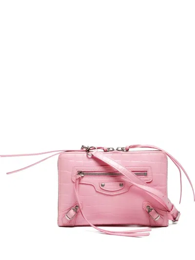 Pre-owned Balenciaga 2021 Neo Classic City Shoulder Bag In Pink