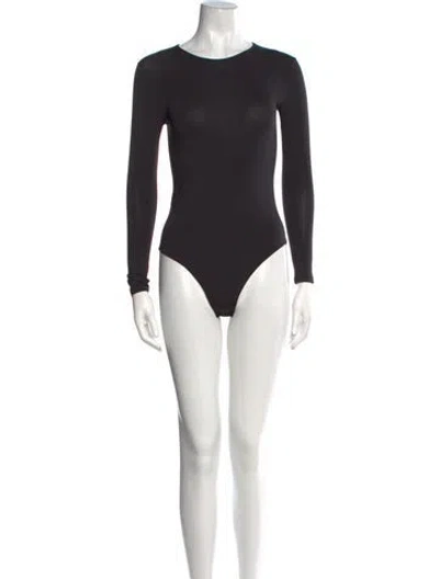 Pre-owned Balenciaga 2021 Nylon Bodysuit W/ Tags In Black