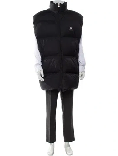 Pre-owned Balenciaga 2021 Puffer Coat In Gray
