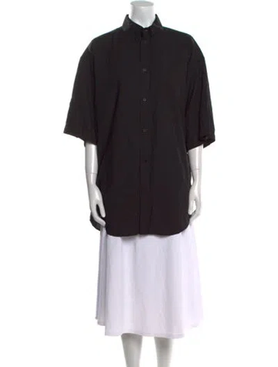 Pre-owned Balenciaga 2021 Short Sleeve Tunic In Black