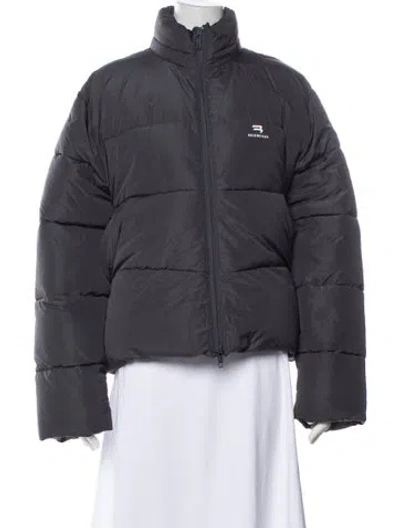 Pre-owned Balenciaga 2021 Sporty B Logo Jacket In Gray