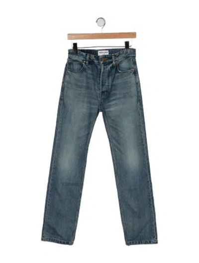 Pre-owned Balenciaga 2021 Straight Leg Jeans In Blue