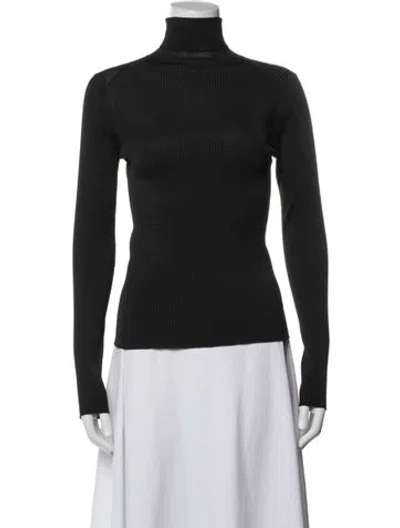 Pre-owned Balenciaga 2021 Turtleneck Sweater In Black
