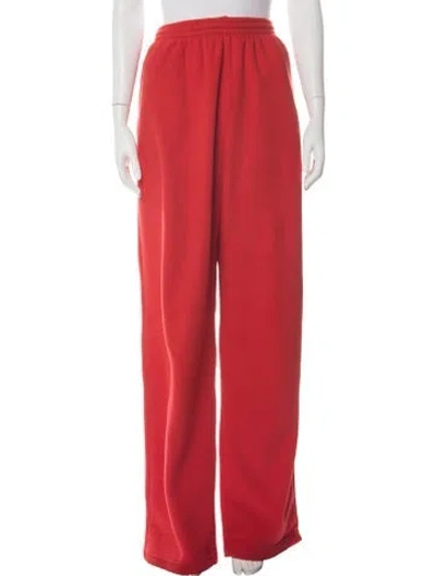 Pre-owned Balenciaga 2021 Unifit Sweatpants In Red