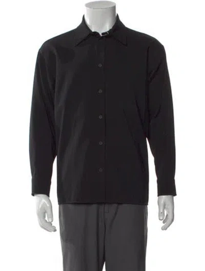 Pre-owned Balenciaga 2021 Wool Shirt In Black