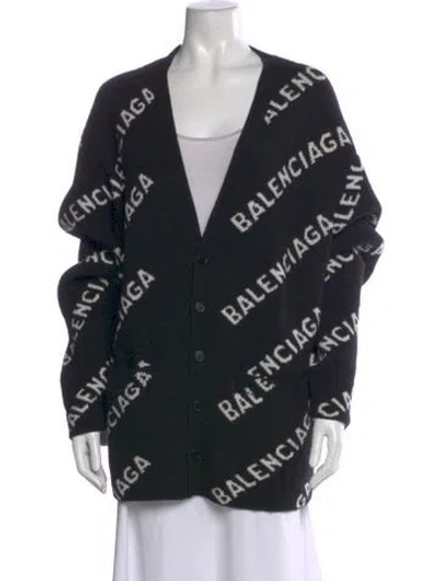 Pre-owned Balenciaga 2021 Wool Sweater In Blue