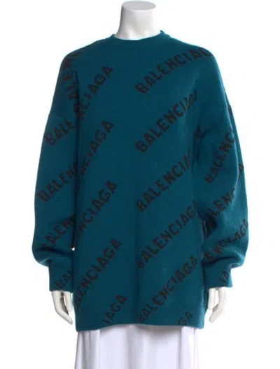 Pre-owned Balenciaga 2021 Wool Sweater In Multi