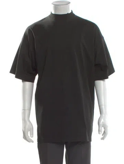 Pre-owned Balenciaga 2021-2022 Mock Neck T-shirt W/ Tags In Black