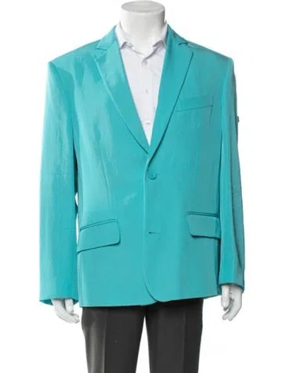Pre-owned Balenciaga 2022 Blazer W/ Tags In Blue