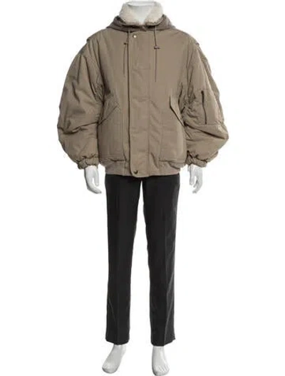 Pre-owned Balenciaga 2022 Bomber Jacket In Neutrals