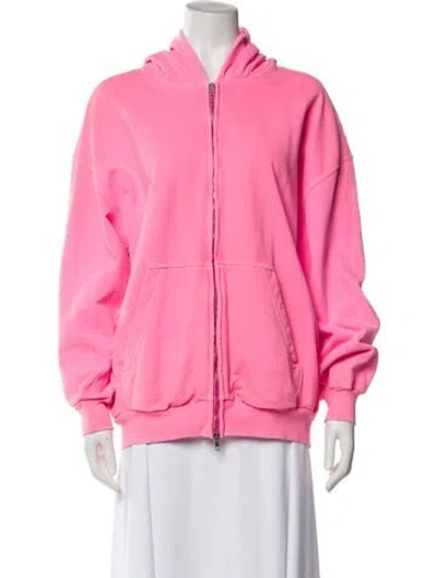 Pre-owned Balenciaga 2022 Bomber Jacket In Pink